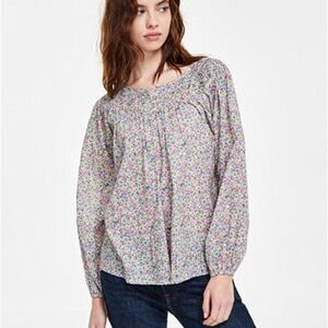 Floral Print Women's Lucky Brand Top Size M